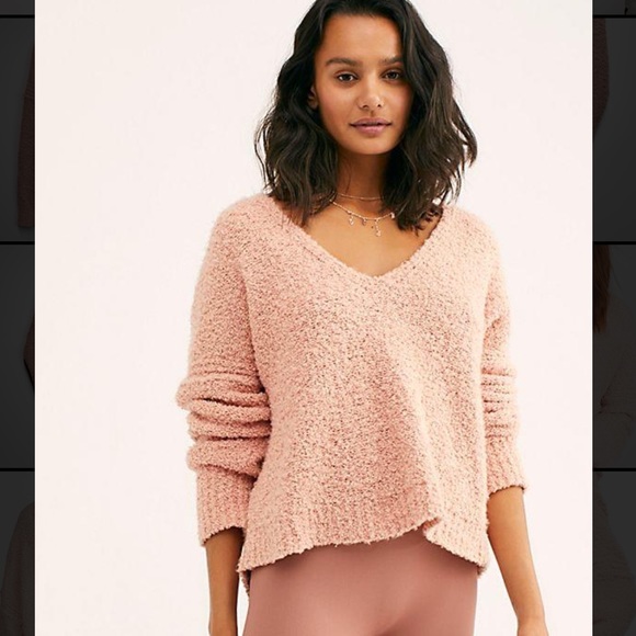 NWT Free People Finders Keepers V-Neck Sweater - Picture 2 of 8